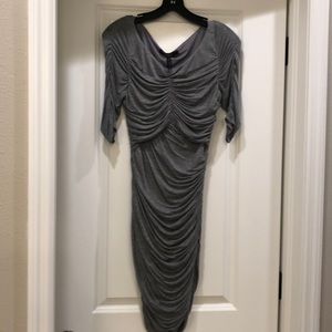 BCBGMAXAZRIA grey dress